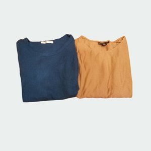 2 Long Sleeve Sweater Shirts